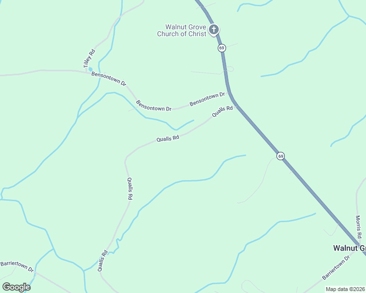 map of restaurants, bars, coffee shops, grocery stores, and more near 325 Qualls Road in Savannah