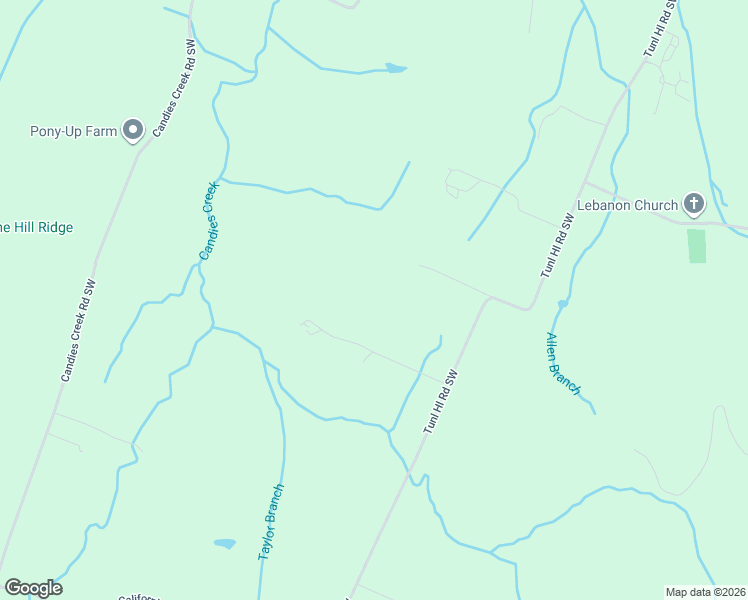 map of restaurants, bars, coffee shops, grocery stores, and more near 2872 Tunnel Hill Road in Cleveland