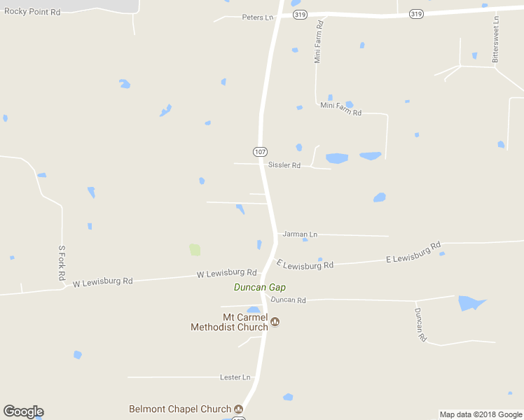 map of restaurants, bars, coffee shops, grocery stores, and more near 294 Arkansas 107 in Vilonia