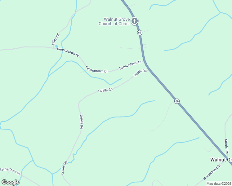 map of restaurants, bars, coffee shops, grocery stores, and more near 325 Qualls Road in Savannah