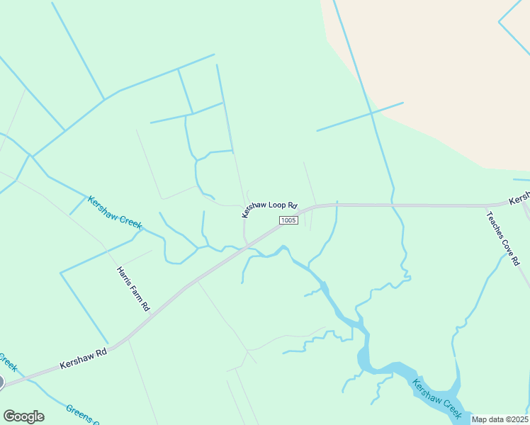 map of restaurants, bars, coffee shops, grocery stores, and more near 123 Kershaw Loop Road in Oriental
