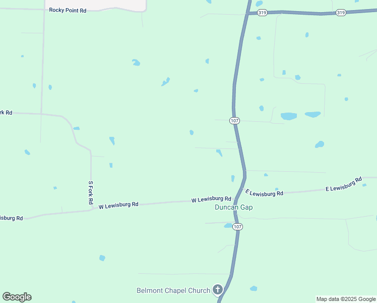 map of restaurants, bars, coffee shops, grocery stores, and more near 288 Arkansas 107 in Vilonia