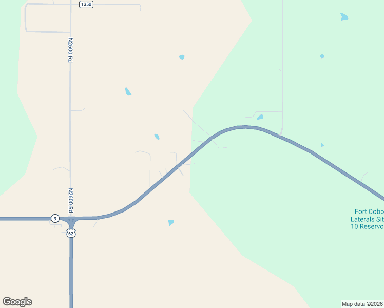 map of restaurants, bars, coffee shops, grocery stores, and more near 16105 Oklahoma 9 in Anadarko
