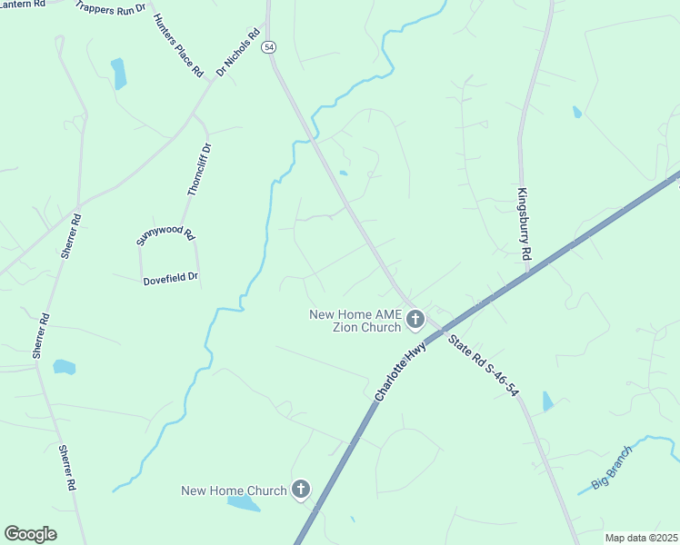 map of restaurants, bars, coffee shops, grocery stores, and more near 3154 York Farms Road in York