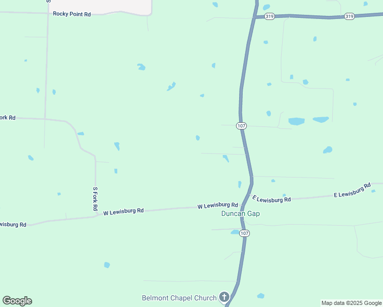 map of restaurants, bars, coffee shops, grocery stores, and more near 288 Arkansas 107 in Vilonia