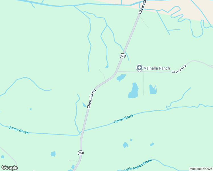 map of restaurants, bars, coffee shops, grocery stores, and more near 1680 Chewalla Road in Ramer