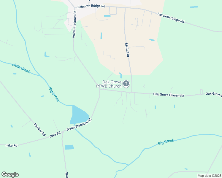 map of restaurants, bars, coffee shops, grocery stores, and more near 6455 Oak Grove Church Road in Stedman
