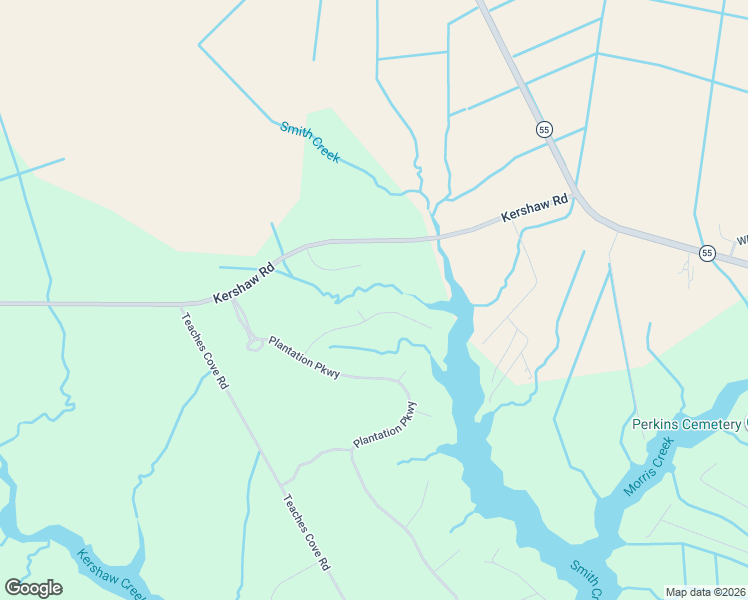 map of restaurants, bars, coffee shops, grocery stores, and more near 256 Winding Creek Drive in Oriental