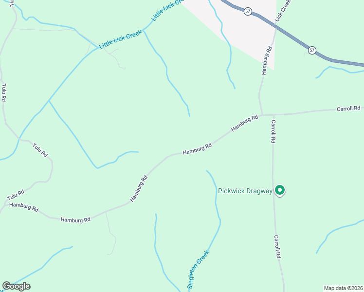 map of restaurants, bars, coffee shops, grocery stores, and more near 5432 Hamburg Road in Michie