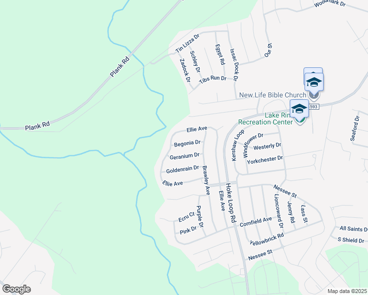 map of restaurants, bars, coffee shops, grocery stores, and more near 6021 Begonia Drive in Fayetteville