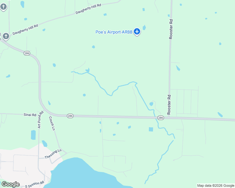 map of restaurants, bars, coffee shops, grocery stores, and more near 383 Arkansas 286 in Conway
