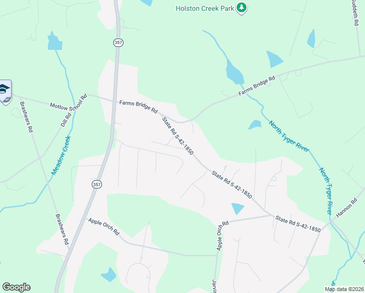 map of restaurants, bars, coffee shops, grocery stores, and more near 150 State Road S-42-1850 in Inman