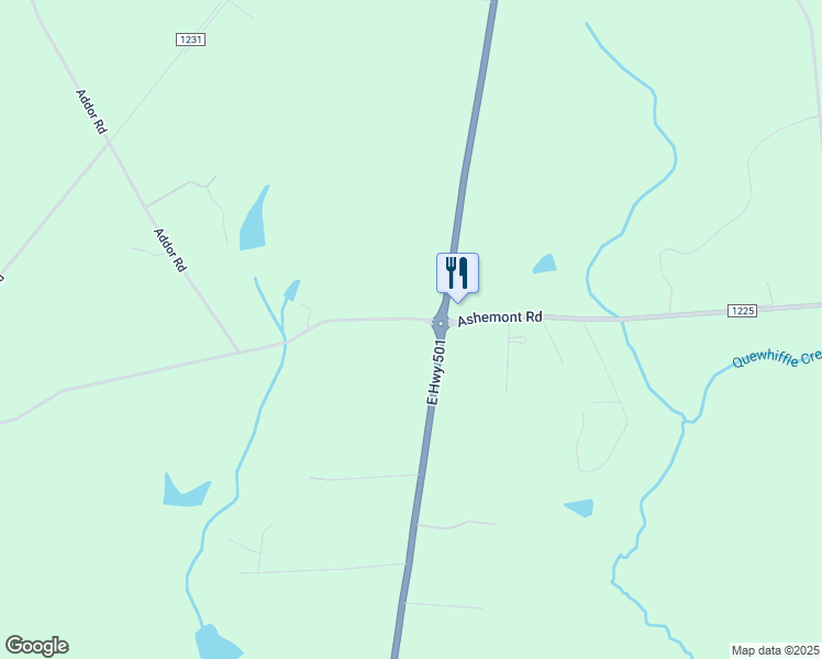 map of restaurants, bars, coffee shops, grocery stores, and more near 5511 Ashemont Road in Aberdeen