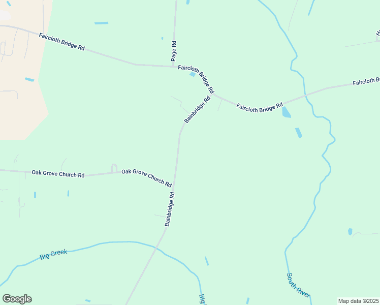 map of restaurants, bars, coffee shops, grocery stores, and more near 2094 Bainbridge Road in Stedman