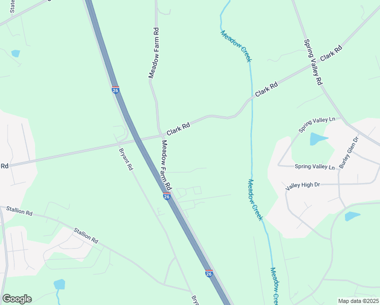 map of restaurants, bars, coffee shops, grocery stores, and more near 651 Meadow Farm Road in Inman