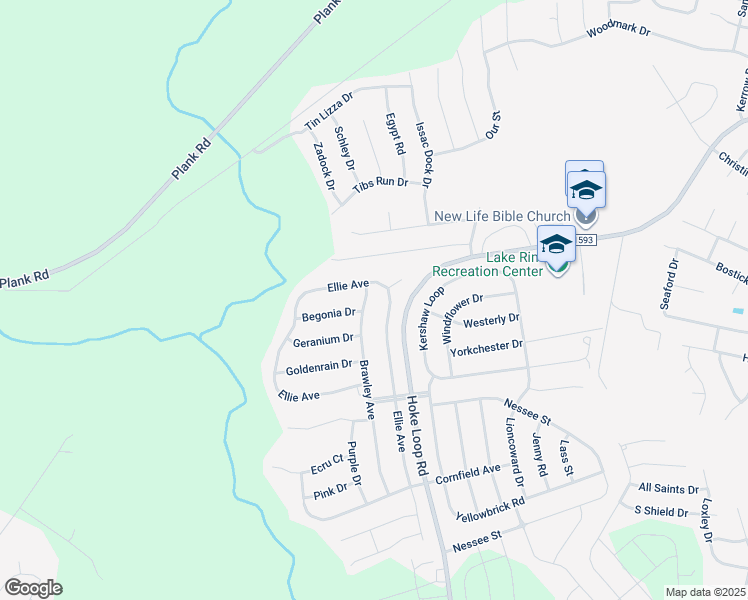 map of restaurants, bars, coffee shops, grocery stores, and more near 1807 Brawley Avenue in Fayetteville