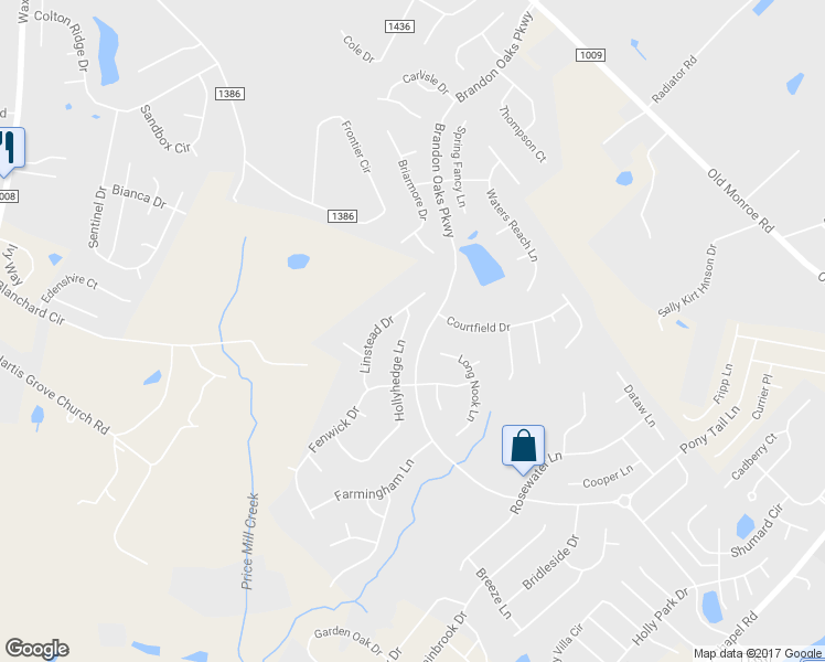 map of restaurants, bars, coffee shops, grocery stores, and more near 1005 Hollyhedge Ln in Indian Trail