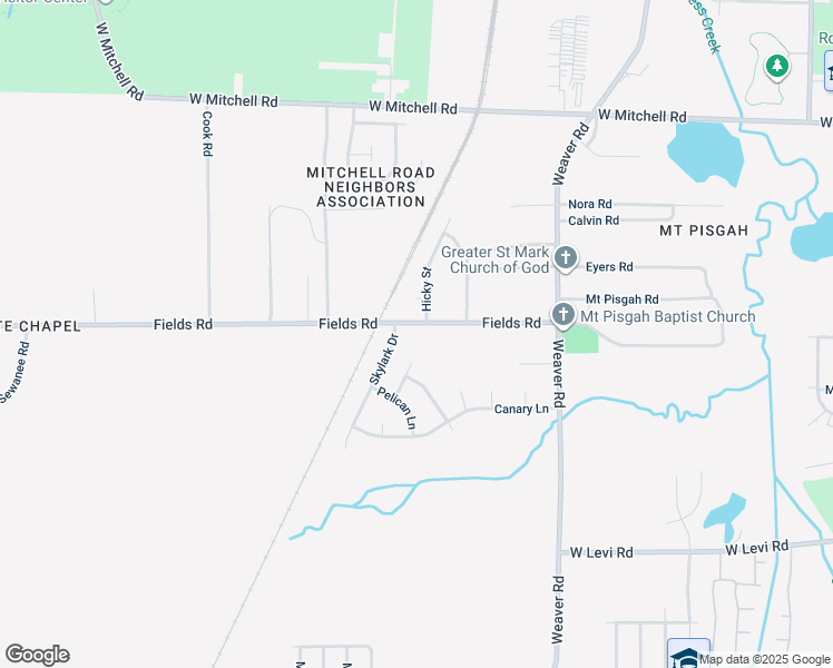 map of restaurants, bars, coffee shops, grocery stores, and more near 1131 Fields Road in Memphis