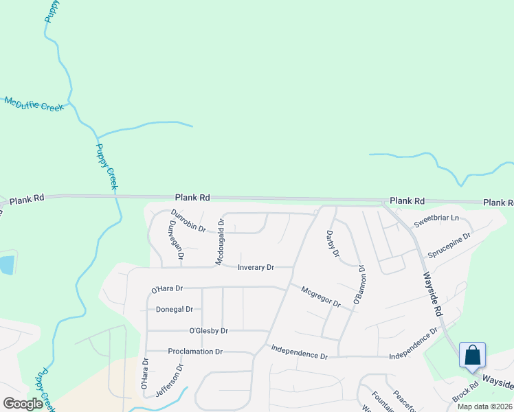 map of restaurants, bars, coffee shops, grocery stores, and more near 302 Mcdougald Drive in Raeford