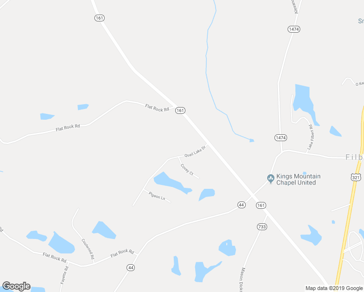 map of restaurants, bars, coffee shops, grocery stores, and more near 134 Quail Lake Drive in York