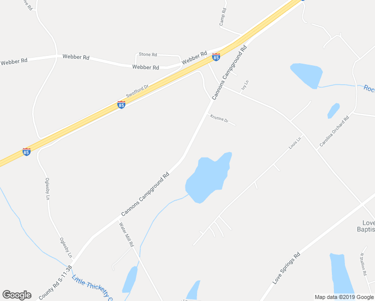 map of restaurants, bars, coffee shops, grocery stores, and more near 5863 Cannons Campground Road in Cowpens