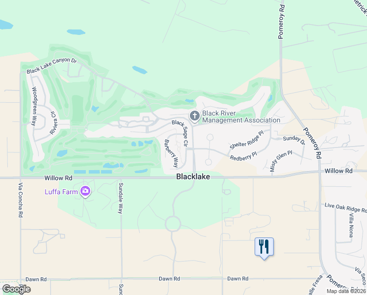 map of restaurants, bars, coffee shops, grocery stores, and more near 1263 Black Sage Circle in Nipomo