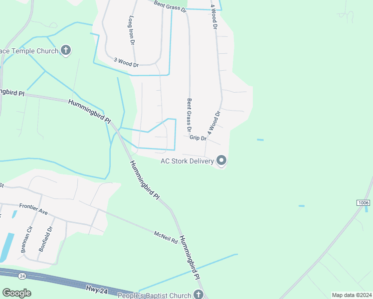 map of restaurants, bars, coffee shops, grocery stores, and more near 4409 Bluebush Drive in Fayetteville