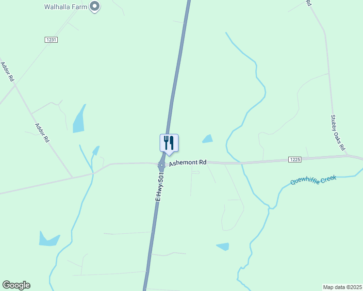 map of restaurants, bars, coffee shops, grocery stores, and more near 15461 U.S. 15 in Aberdeen