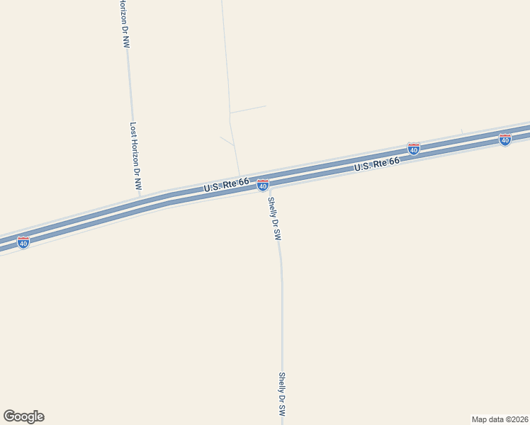 map of restaurants, bars, coffee shops, grocery stores, and more near 18900 Interstate 40 Frontage Road in Albuquerque