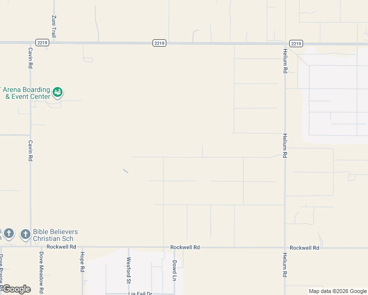 map of restaurants, bars, coffee shops, grocery stores, and more near Helium Road in Amarillo