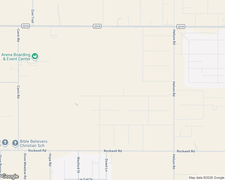 map of restaurants, bars, coffee shops, grocery stores, and more near Helium Road in Amarillo