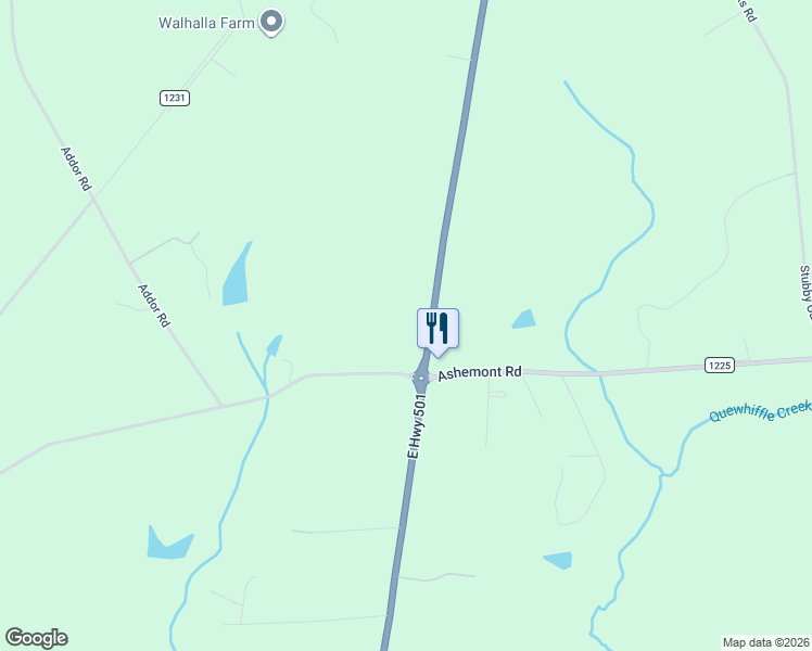 map of restaurants, bars, coffee shops, grocery stores, and more near 15564 U.S. 15 in Aberdeen