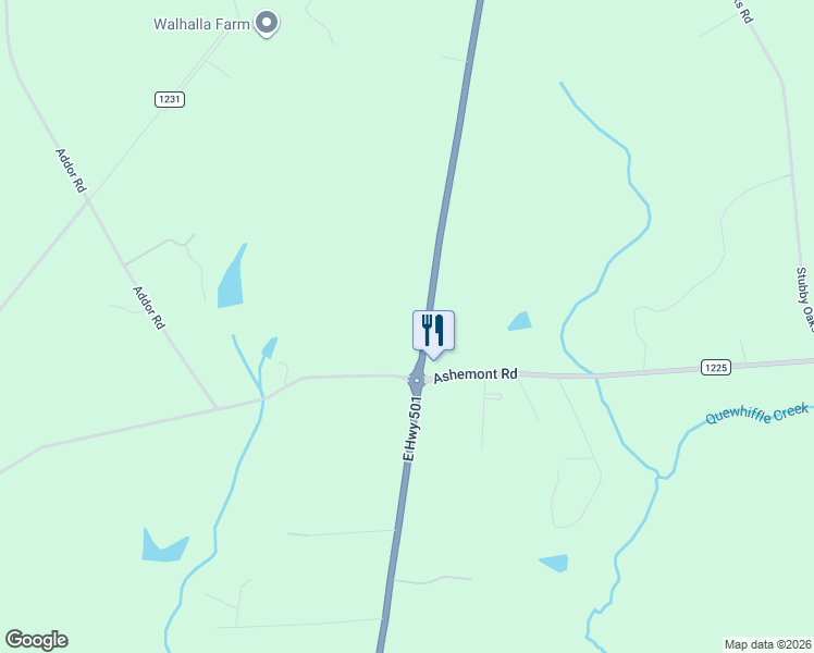 map of restaurants, bars, coffee shops, grocery stores, and more near 15564 U.S. 15 in Aberdeen