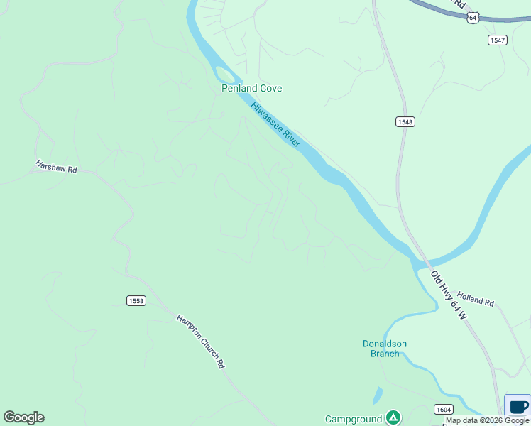 map of restaurants, bars, coffee shops, grocery stores, and more near 389 Brasstown View Road in Murphy