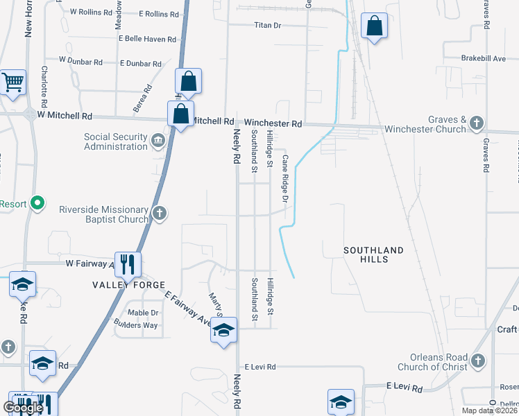 map of restaurants, bars, coffee shops, grocery stores, and more near 254 Southhill Avenue in Memphis