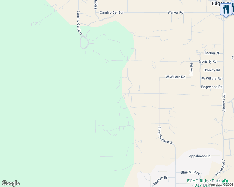 map of restaurants, bars, coffee shops, grocery stores, and more near 74 West Willard Road in Edgewood