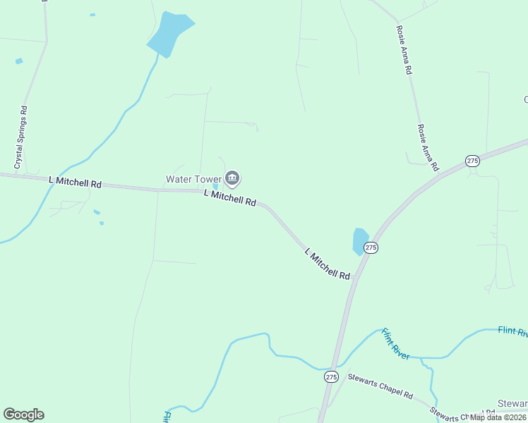 map of restaurants, bars, coffee shops, grocery stores, and more near 177 L Mitchell Road in Flintville