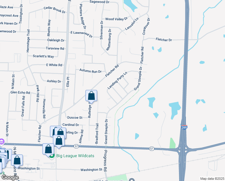 map of restaurants, bars, coffee shops, grocery stores, and more near 440 Morning Mac Drive in Collierville