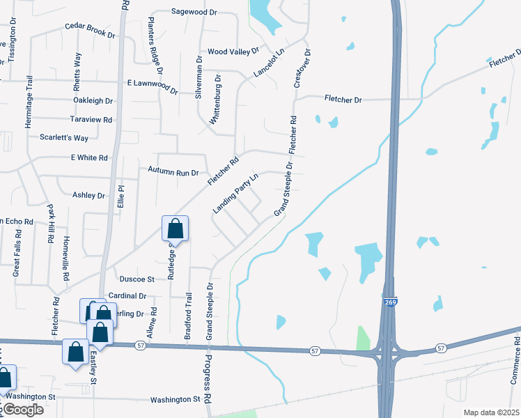 map of restaurants, bars, coffee shops, grocery stores, and more near 454 Canal Loop Turn Drive in Collierville
