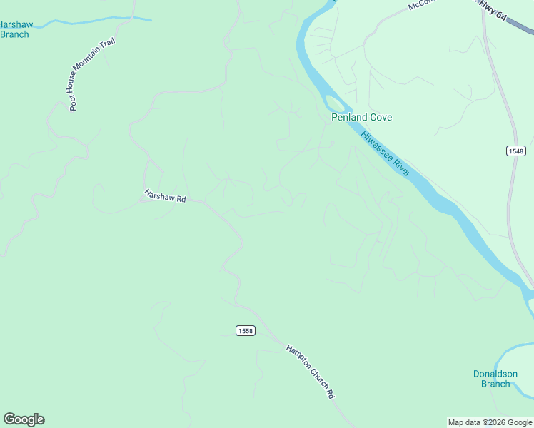 map of restaurants, bars, coffee shops, grocery stores, and more near 199 Mountain Stream Road in Murphy