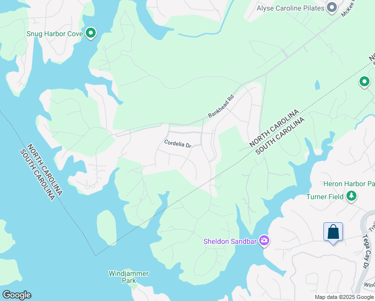 map of restaurants, bars, coffee shops, grocery stores, and more near 15035 Red Canoe Way in Charlotte
