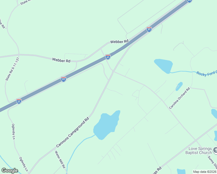 map of restaurants, bars, coffee shops, grocery stores, and more near 5774 Cannons Campground Road in Cowpens