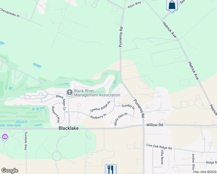 map of restaurants, bars, coffee shops, grocery stores, and more near 1145 Oakmont Place in Nipomo