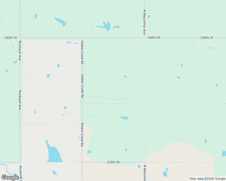 map of restaurants, bars, coffee shops, grocery stores, and more near 20640 North Macarthur Avenue in Blanchard