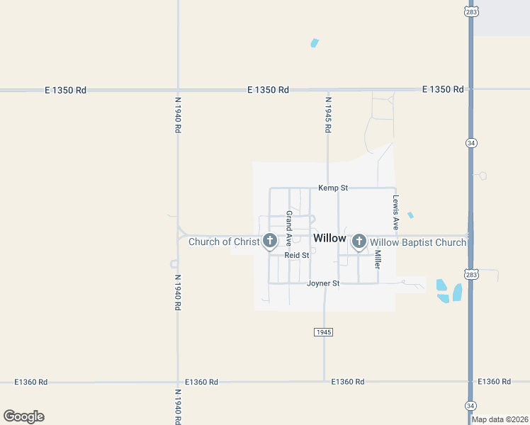 map of restaurants, bars, coffee shops, grocery stores, and more near 213 Mayer Avenue in Willow