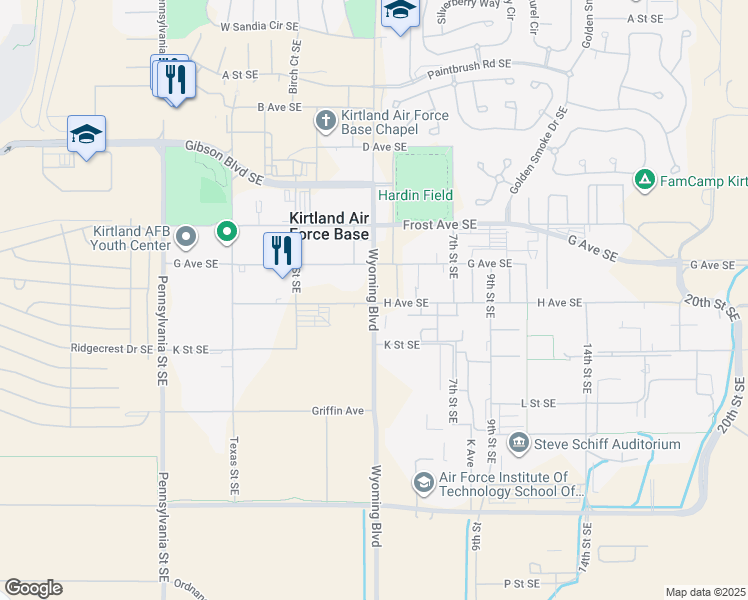 map of restaurants, bars, coffee shops, grocery stores, and more near in Bernalillo County