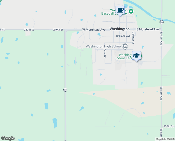 map of restaurants, bars, coffee shops, grocery stores, and more near in Washington