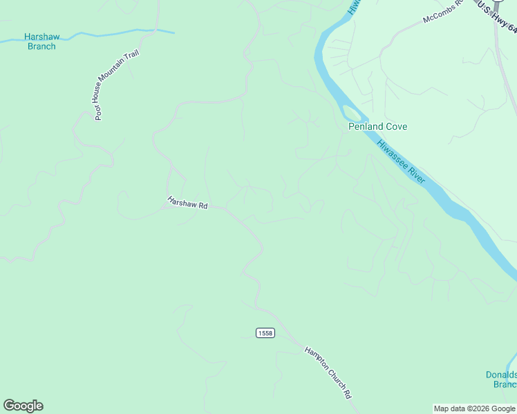 map of restaurants, bars, coffee shops, grocery stores, and more near 12 Vista Circle in Murphy