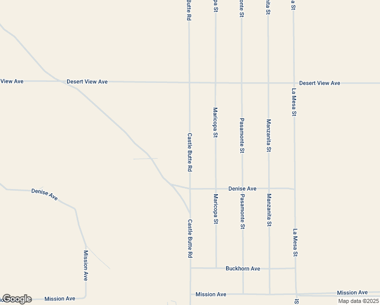 map of restaurants, bars, coffee shops, grocery stores, and more near Castle Butte Road in Kern County