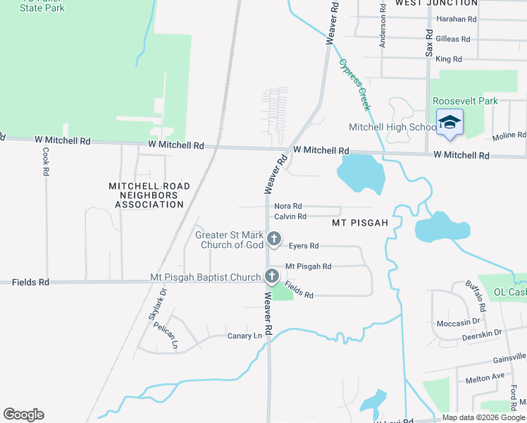 map of restaurants, bars, coffee shops, grocery stores, and more near 991 Nora Road in Memphis